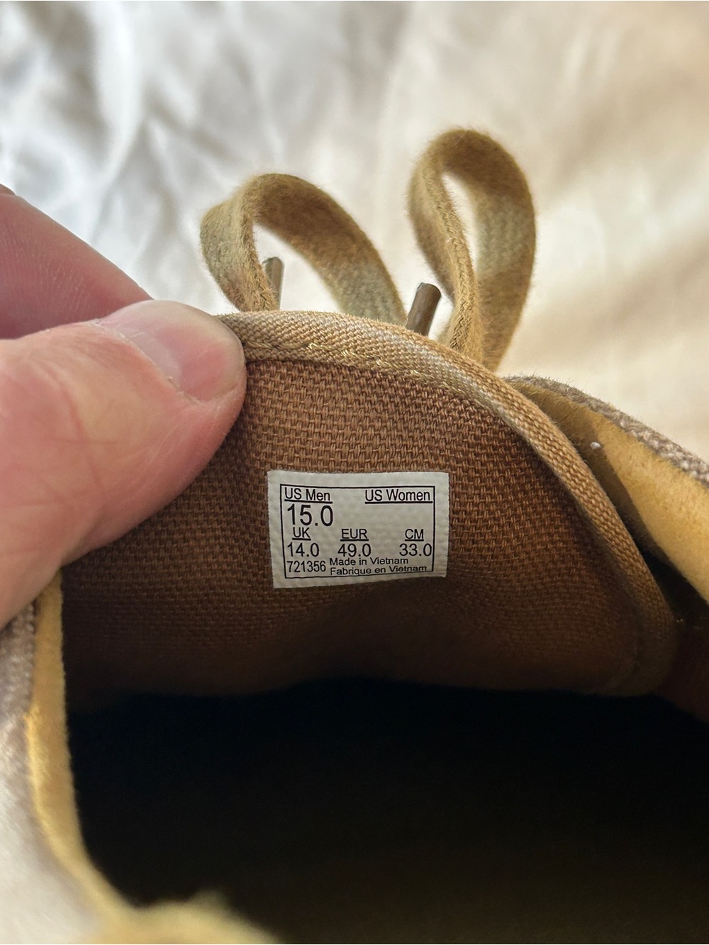 VANS Era 59 Native DX UltraCush Men’s Tan Suede/Canvas US 15 - Picture 8 of 8